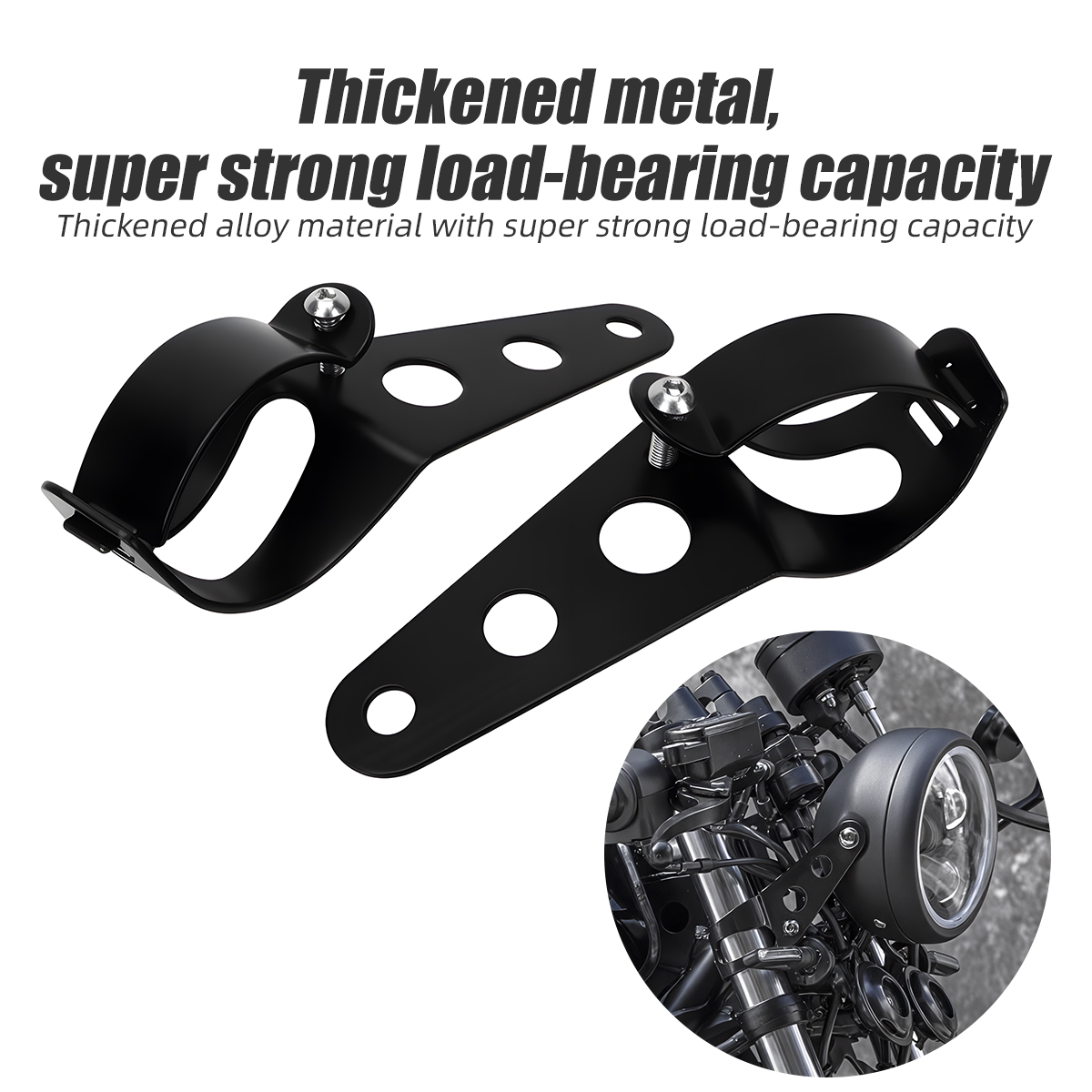 Cycling In City - Universal Motorcycle Headlight Mount Bracket 28-36mm