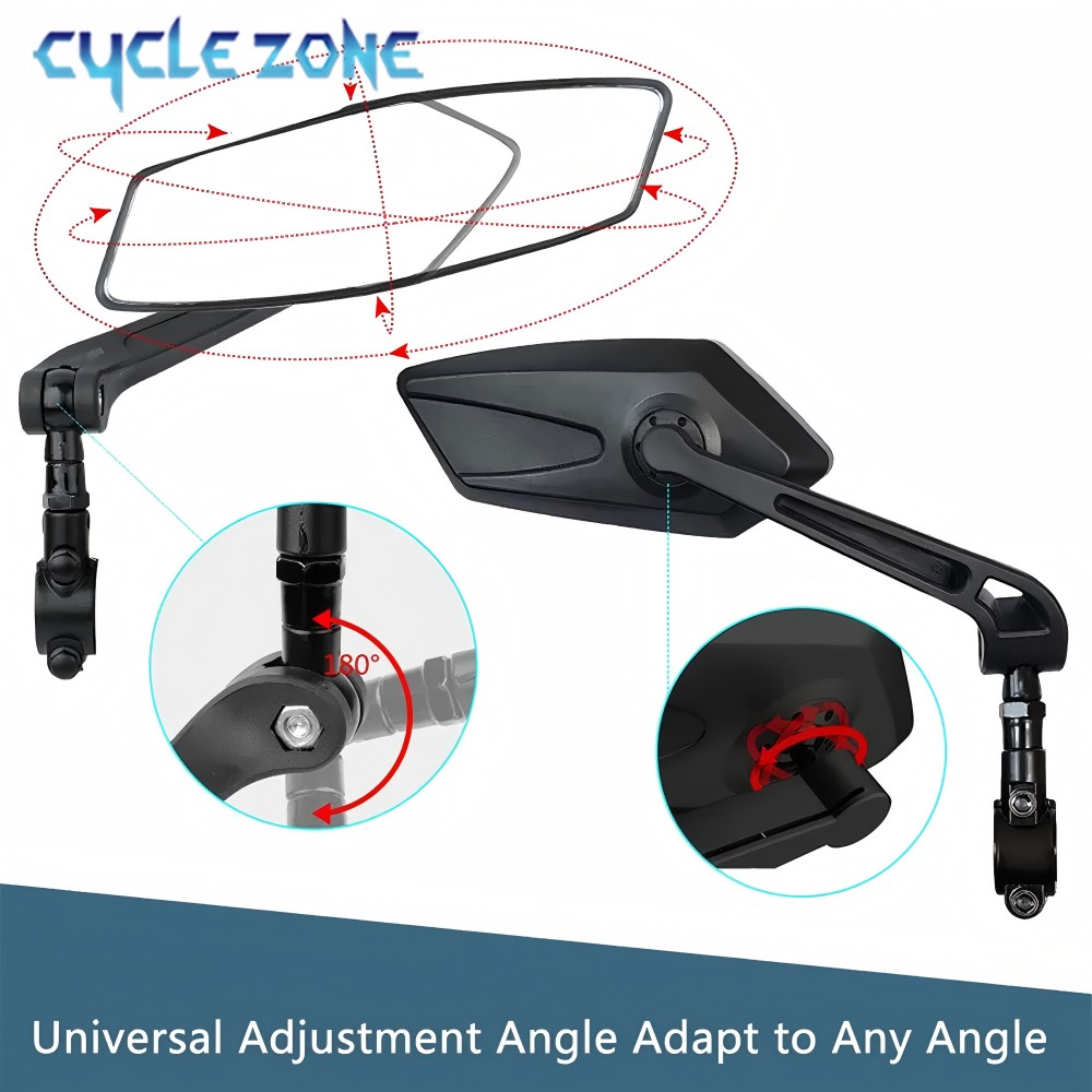 Mountain Bike Rearview Mirror  - Cycling Zones ulasan dan harga