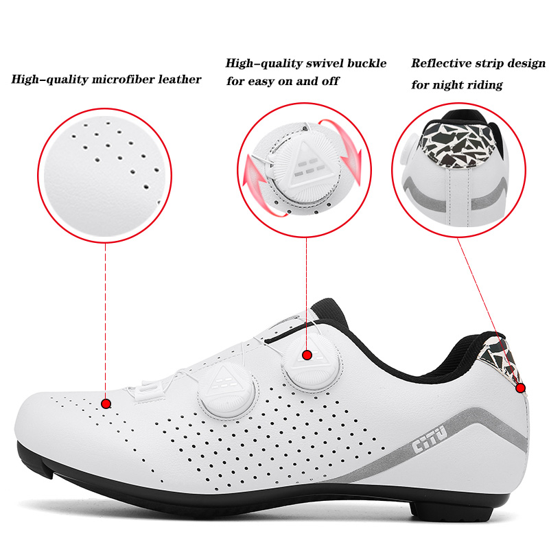 Speed Cycling Sneakers Road Bi - Cycling Commuter Shoes ulasan dan harga