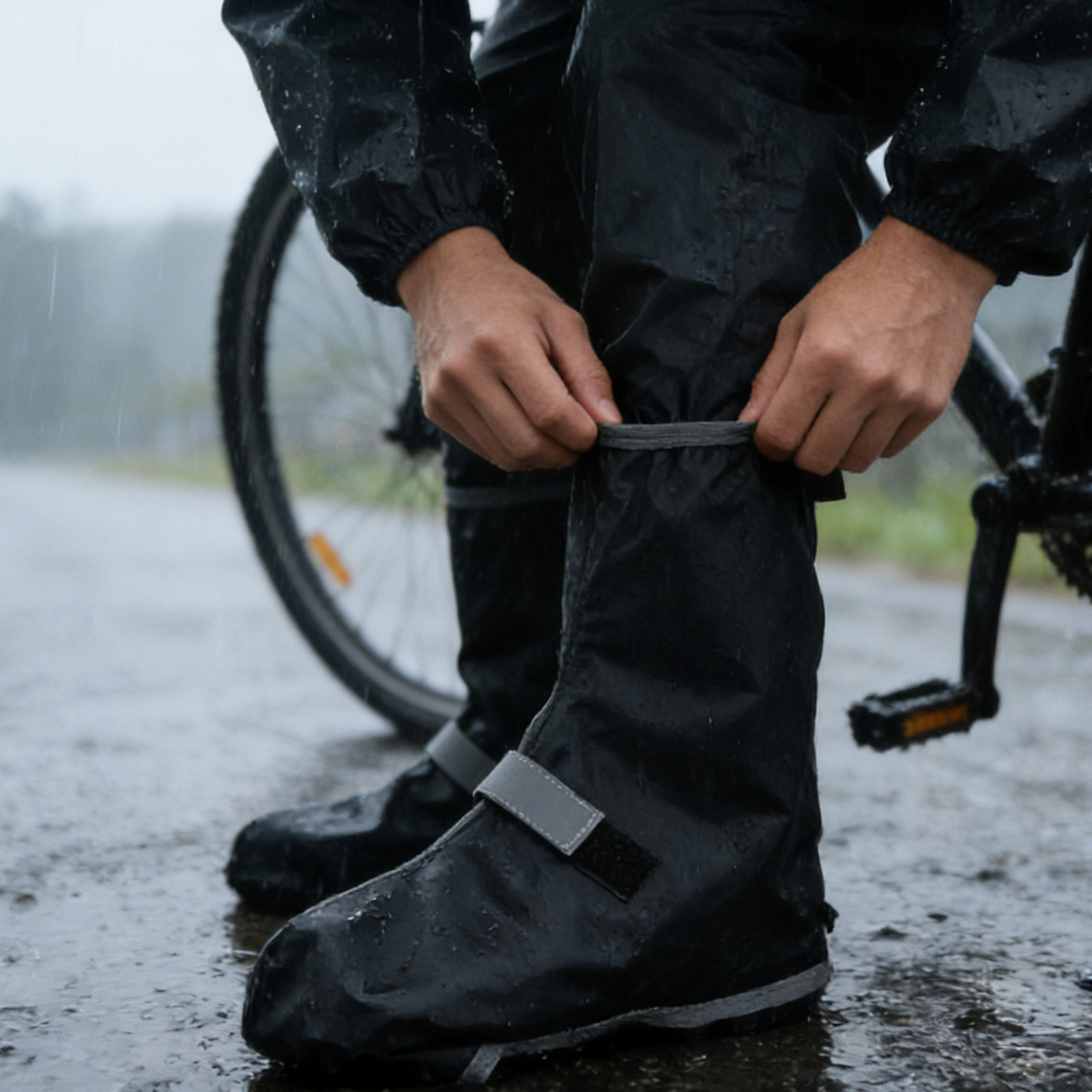 1Pair Waterproof Cycling Shoe  - Cycling Commute Shoes ulasan dan harga