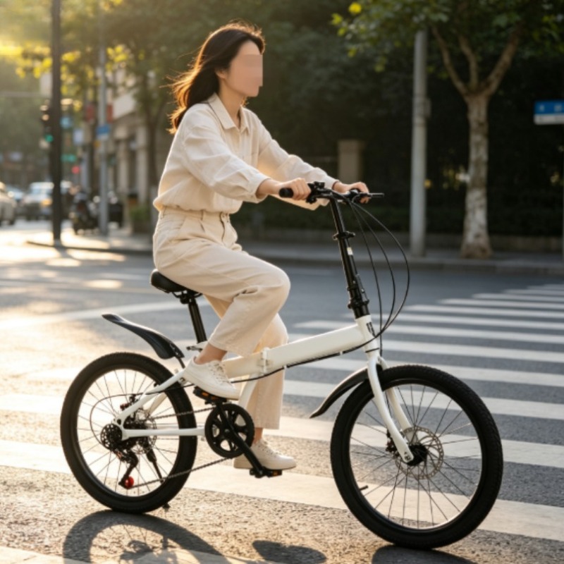 Folding Bicycle 20 Inch Men Wo - Cycling Commute Speed ulasan dan harga