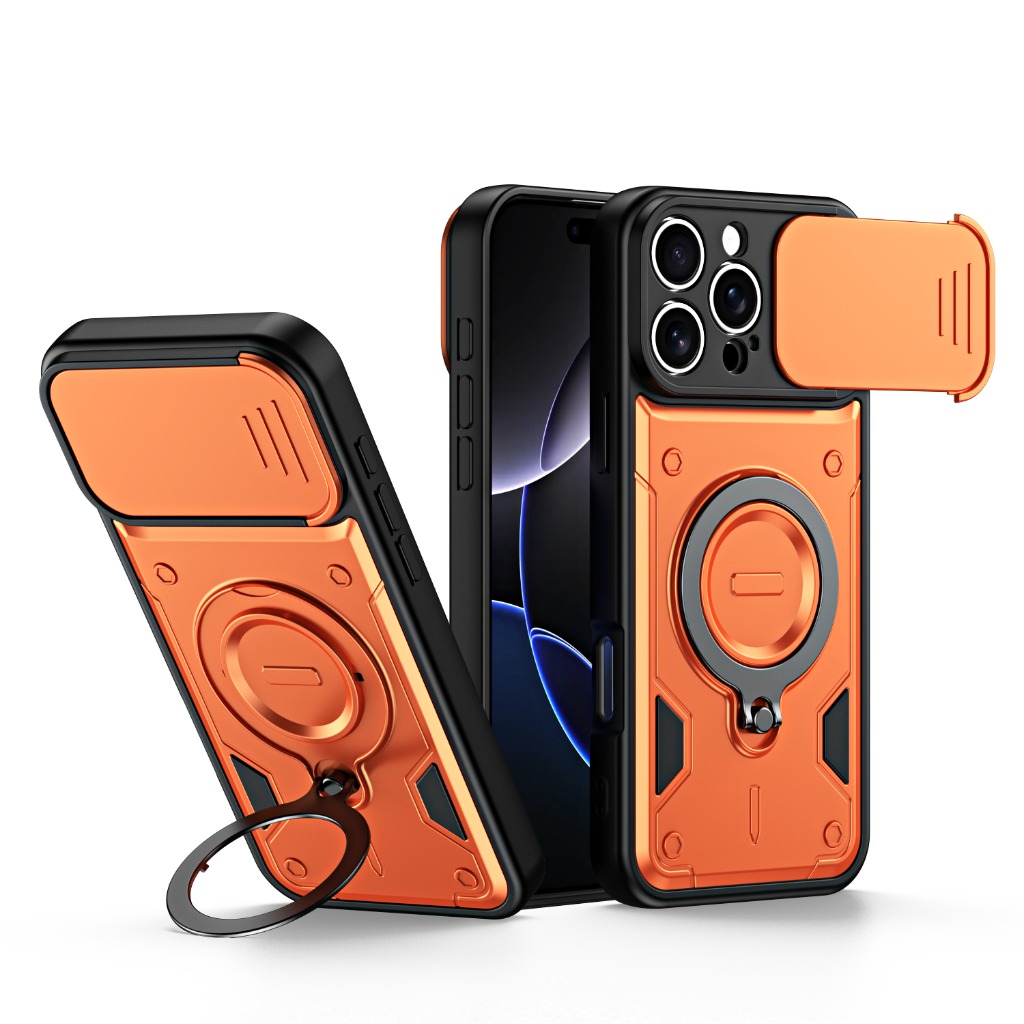 Armor Shockproof Phone Case w/ - Kickstand Adjustable ulasan dan harga