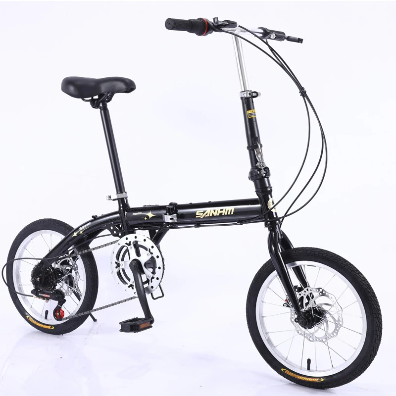 16 Inch Folding Bicycle 6 Spee - Cycling Commute Speed ulasan dan harga