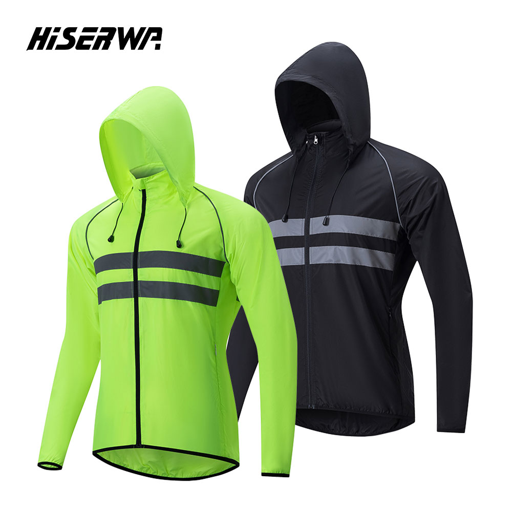 HISERWA Cycling Windbreaker Wi - Cycling Commuter Jacket ulasan dan harga