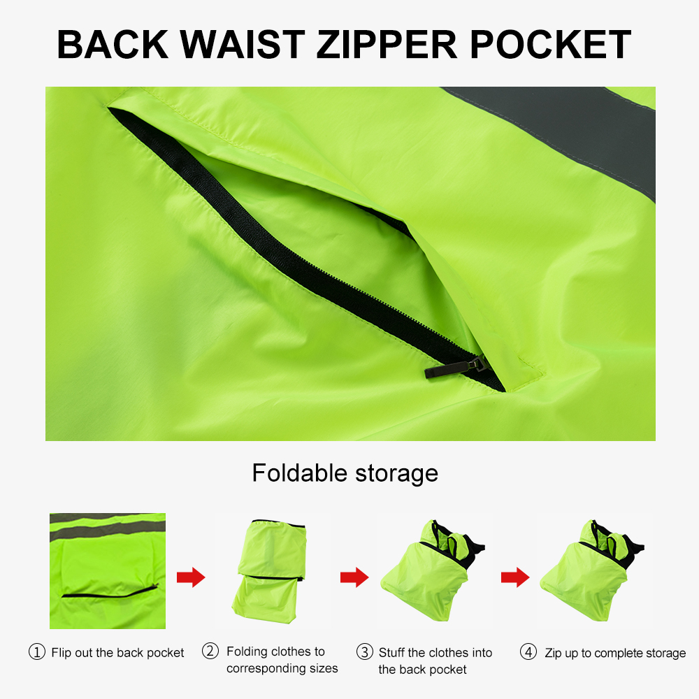 HISERWA Cycling Windbreaker Wi - Cycling Commuter Jacket ulasan dan harga
